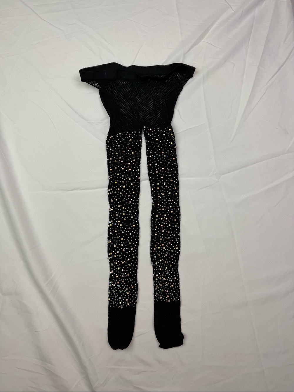 Black Rhinestone Leggings - Sparkle Embellished Tights